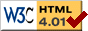 Valid HTML 4.01!